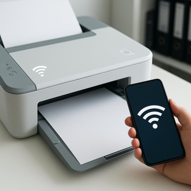 jak połączyć drukarkę z wi-fi z telefonu?