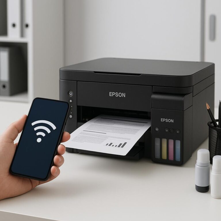 jak połączyć telefon z drukarka epson?