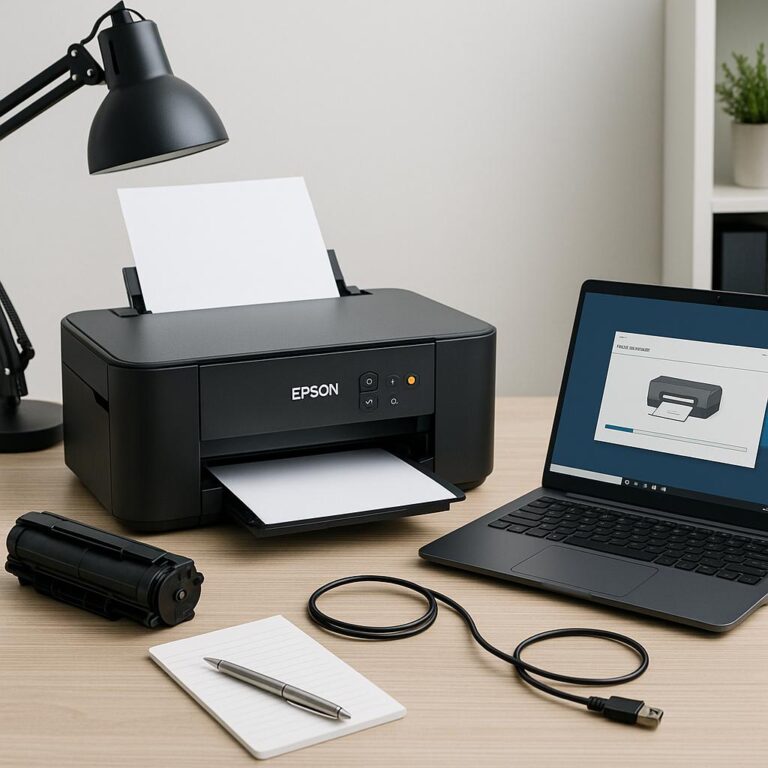 jak ponownie zainstalować sterownik epson?