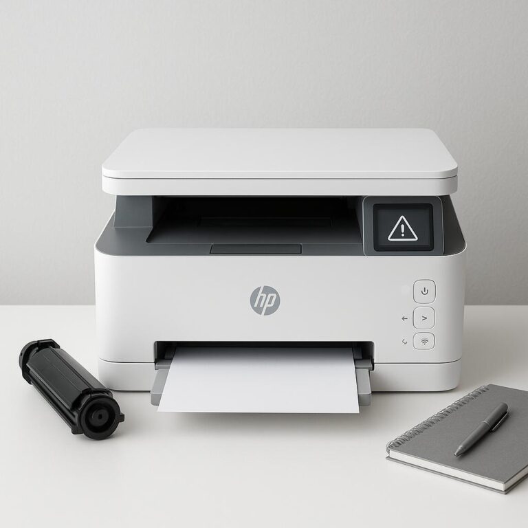 jak rozwiązać błąd e1 w drukarce hp?