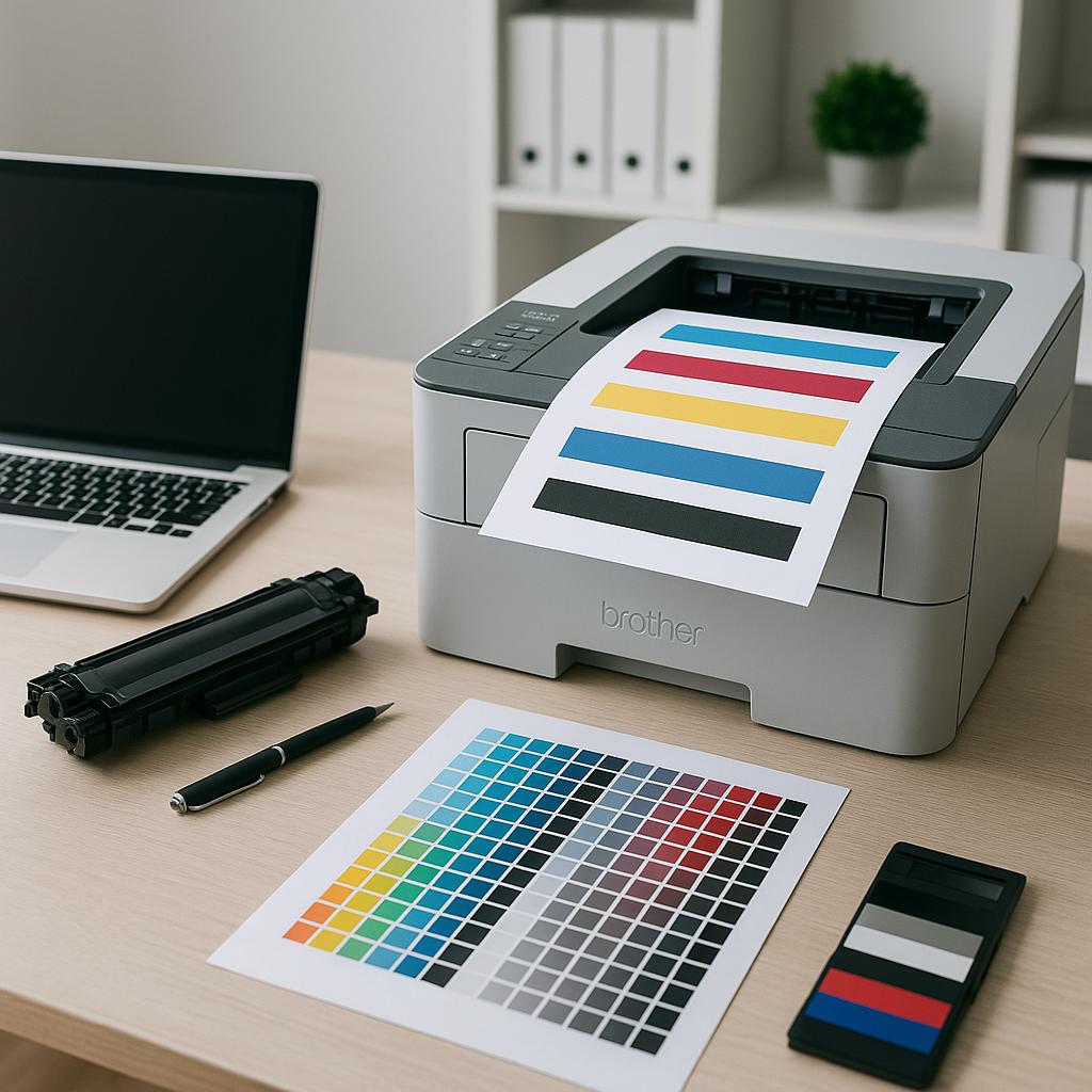 jak skalibrować drukarkę brother?