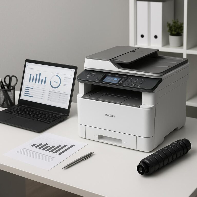 jak sprawdzić stan mojej drukarki ricoh?