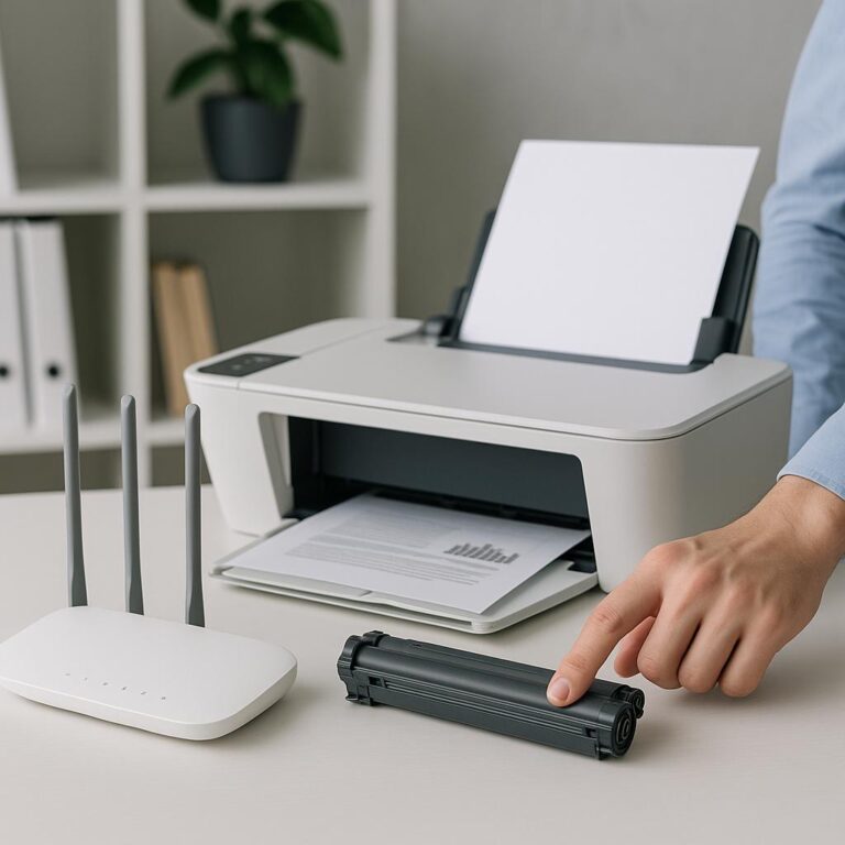 jak sprawić, aby router rozpoznał drukarkę?