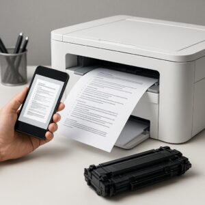 jak wydrukować dokument z telefonu na drukarkę?