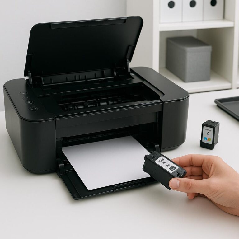 jak wymienić tusze w canon pixma?