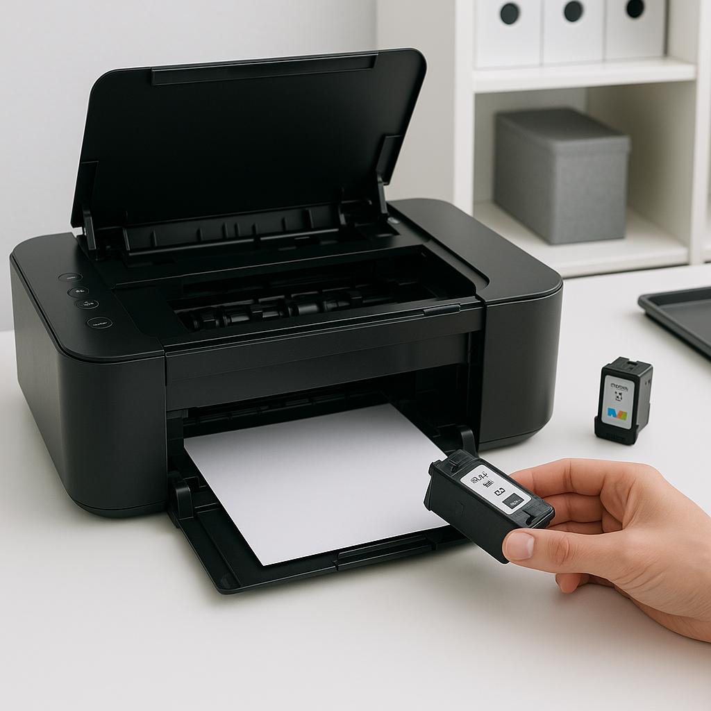 jak wymienić tusze w canon pixma?