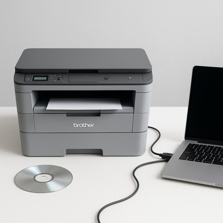 jak zainstalować drukarkę brother bez płyty cd?