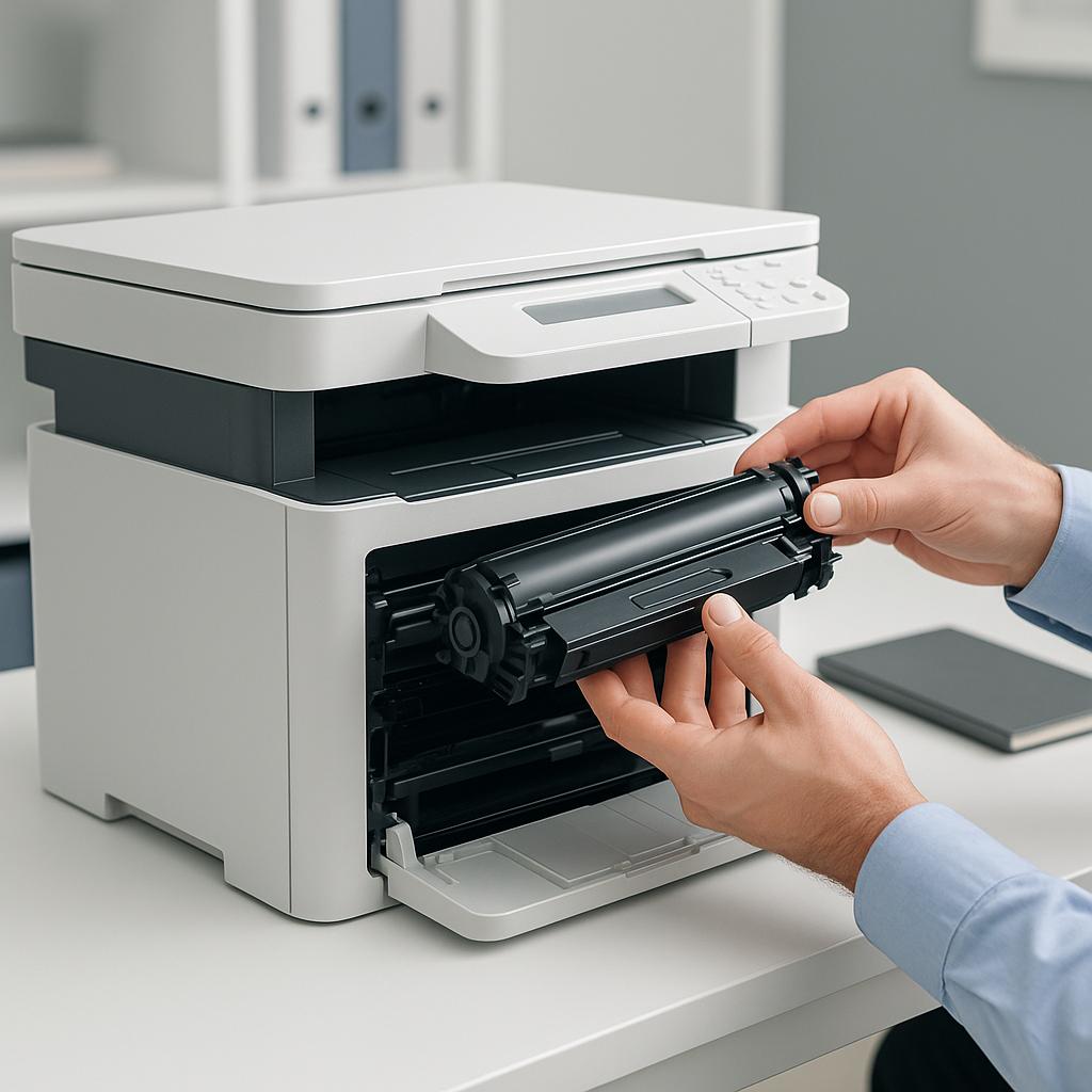 jak zainstalować toner?