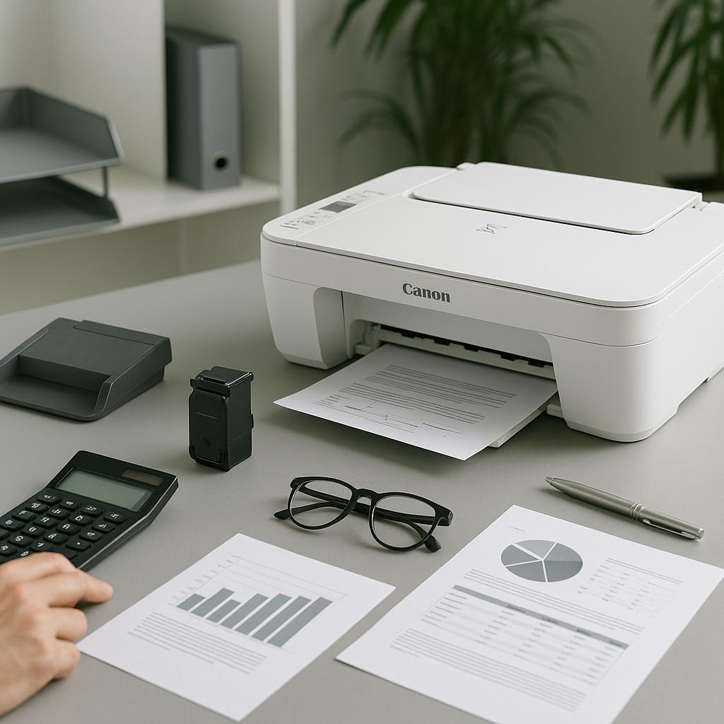 jak zmniejszyć zużycie tuszu w drukarce canon?