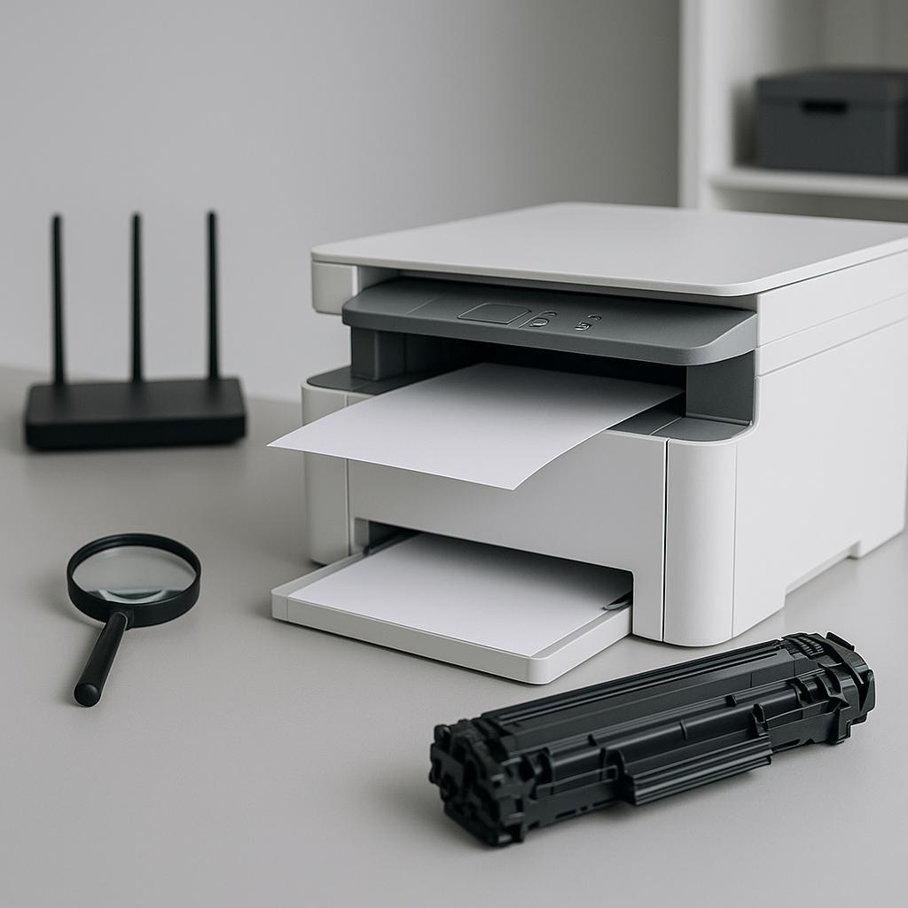 jak znaleźć drukarkę w sieci?