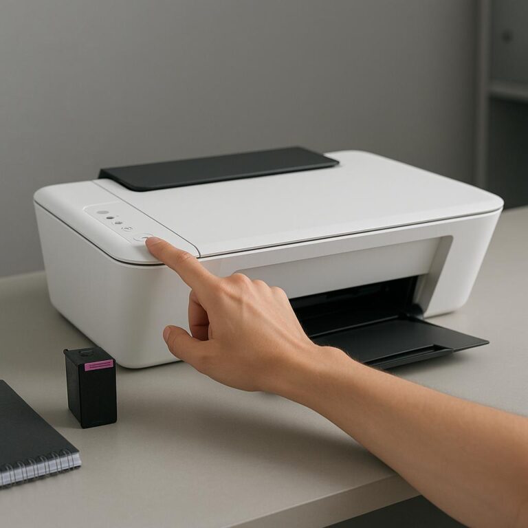 jak zresetować drukarkę hp 2545?