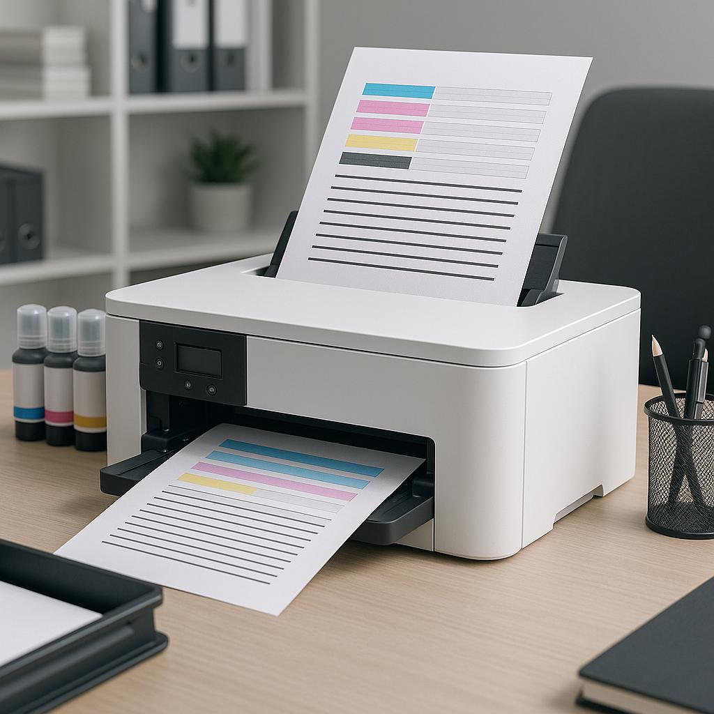 jak zrobić test dyszy epson?