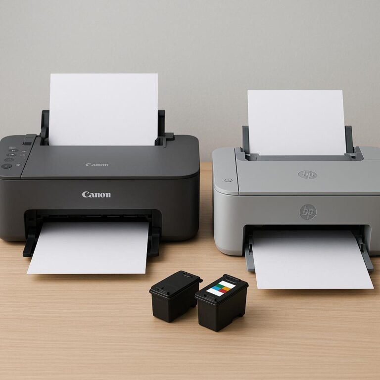 kto ma tańszy tusz, canon czy hp?