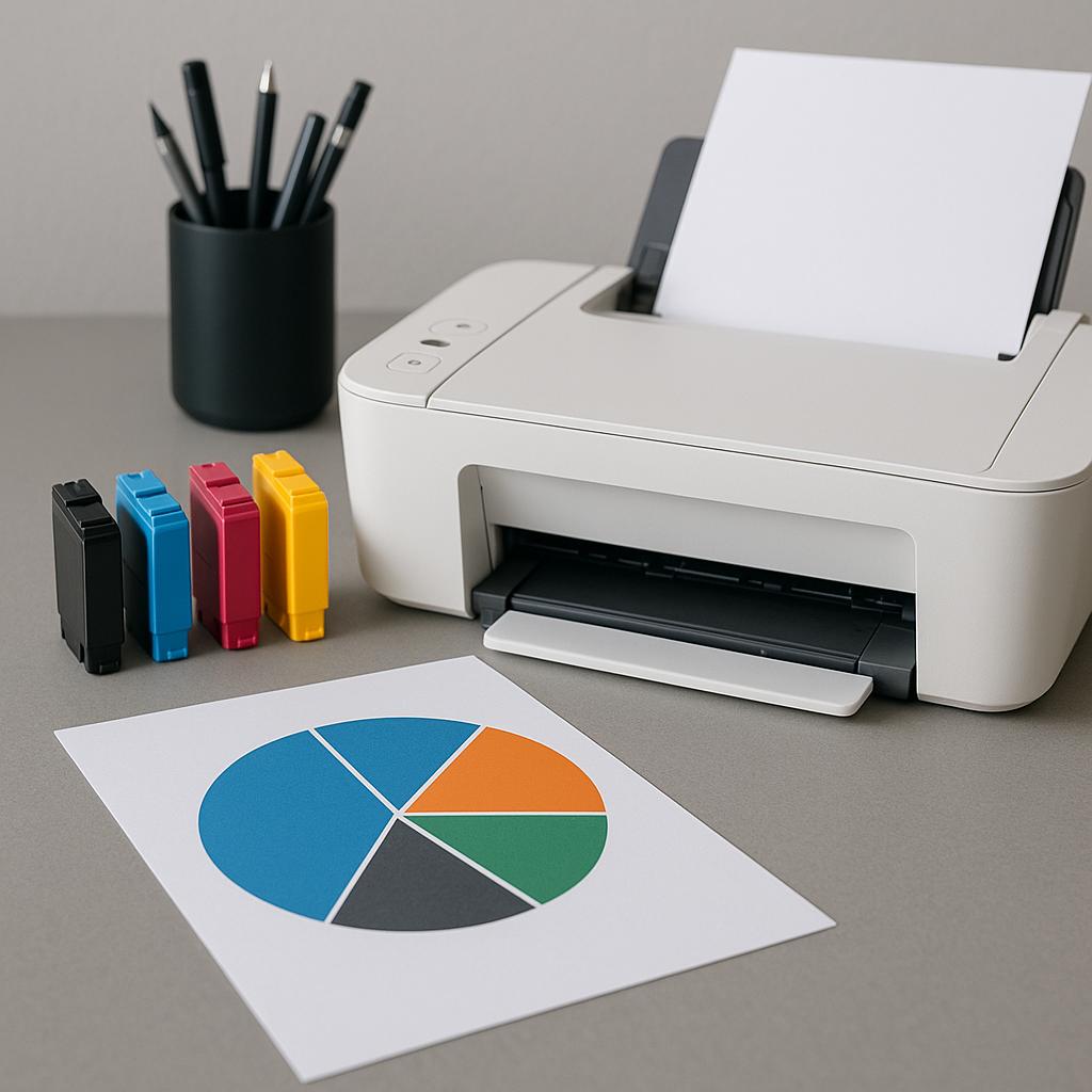 który typ drukarki zużywa najmniej tuszu?