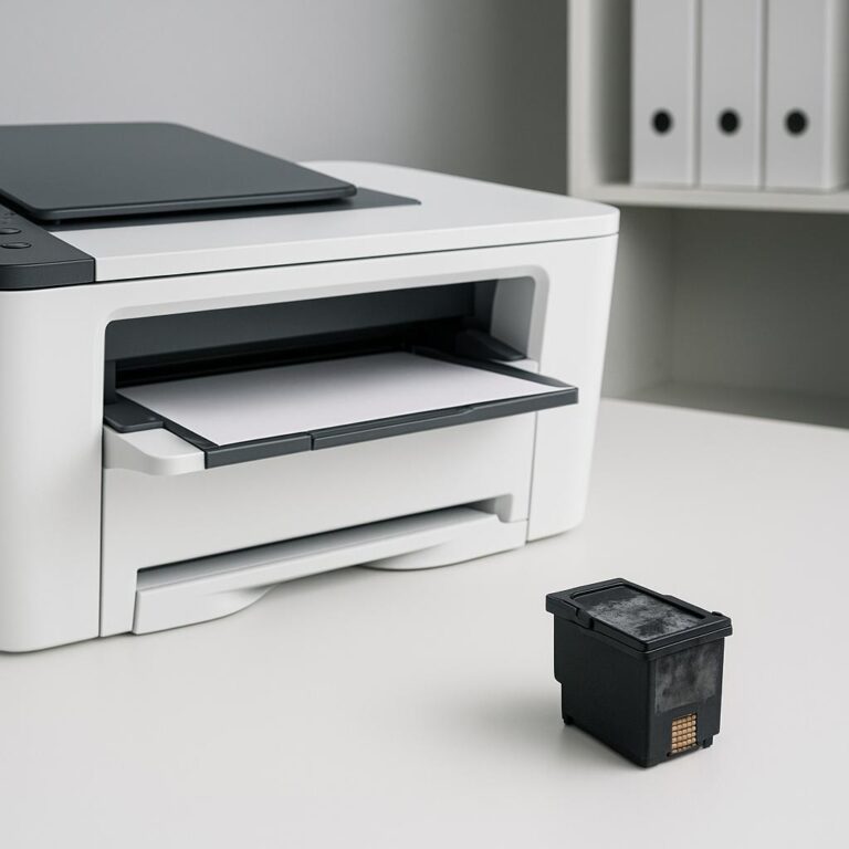 co jeśli zaschnie tusz w drukarce?