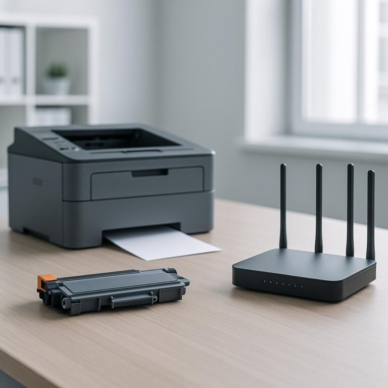 co zrobić, aby drukarka brother rozpoznała nowy router?