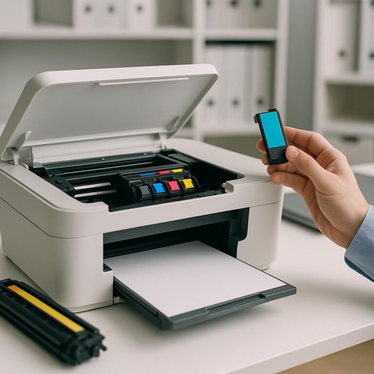 co zrobić, gdy drukarka nie widzi tuszu?