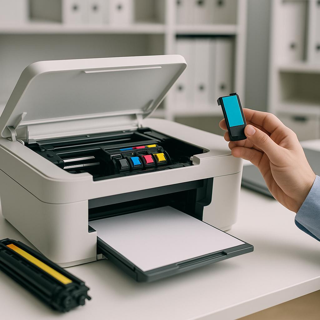 co zrobić, gdy drukarka nie widzi tuszu?