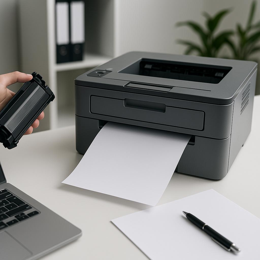 co zrobić jak drukarka brother drukuje puste kartki?