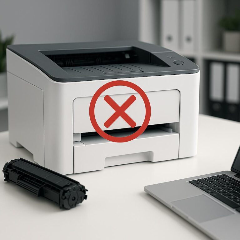 co zrobić jak drukarka jest offline?