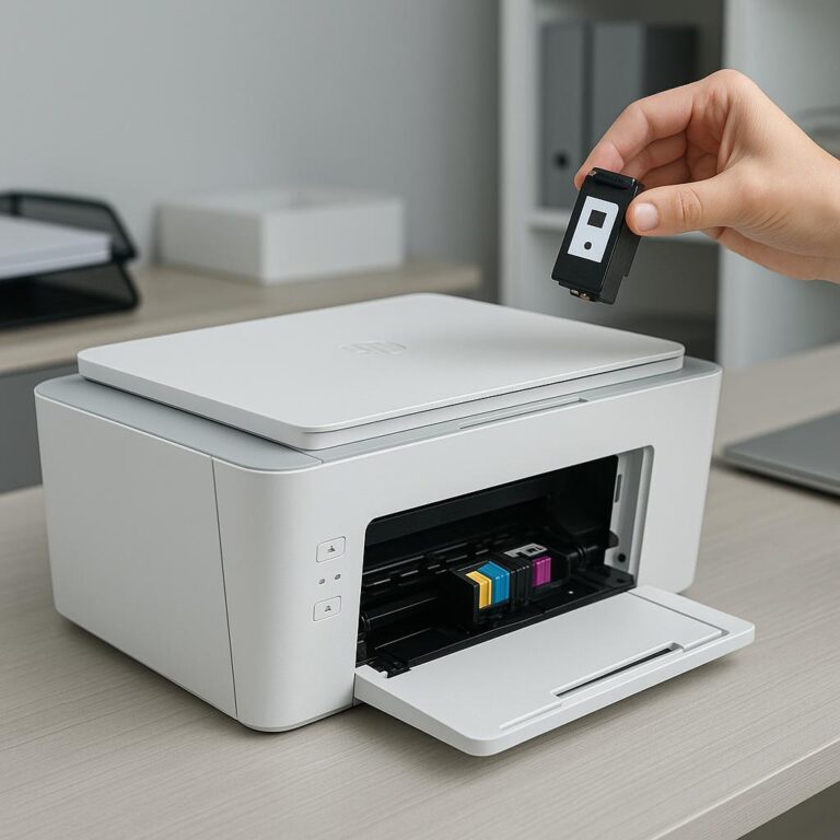 co zrobić, żeby drukarka hp rozpoznawała nowy tusz?