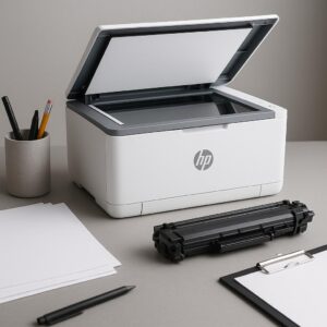 czy drukarka hp laserjet m140w ma skaner?