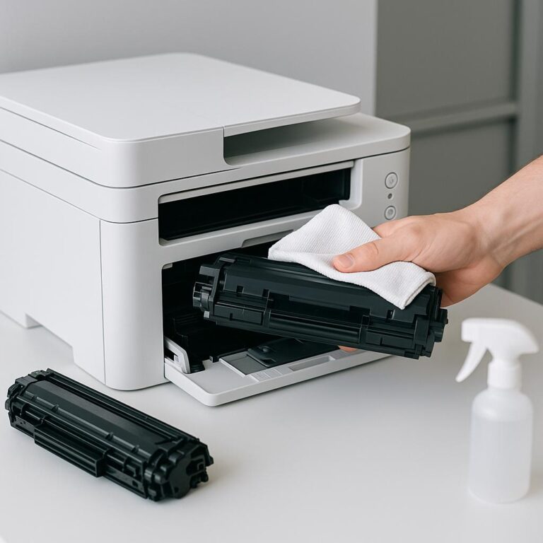 czy drukarkę się czyści?