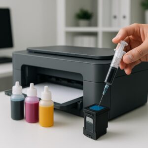 czy mogę samodzielnie napełniać wkłady atramentowe?