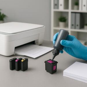 czy można napełniać wkłady do drukarek hp?