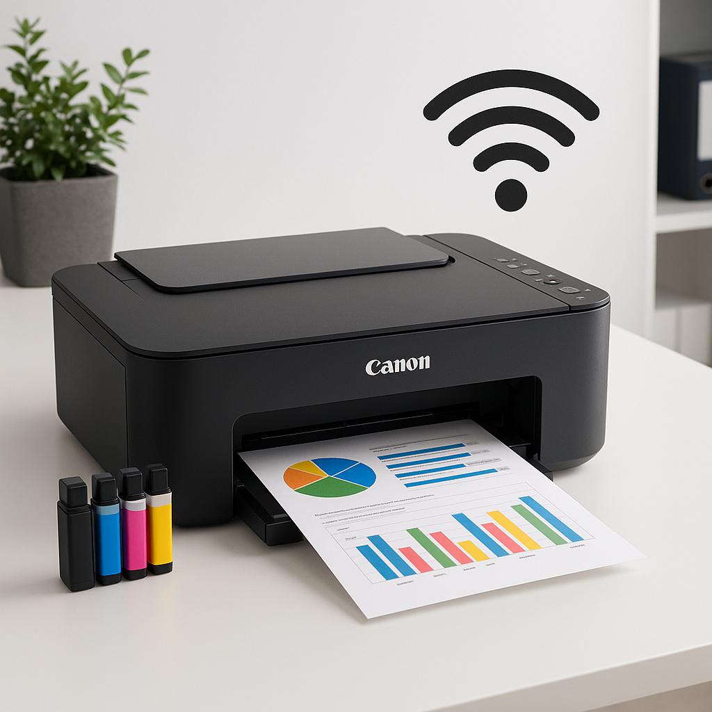 czy urządzenie canon pixma może drukować bezprzewodowo?