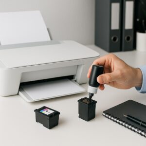 czy wkład hp deskjet można uzupełniać?