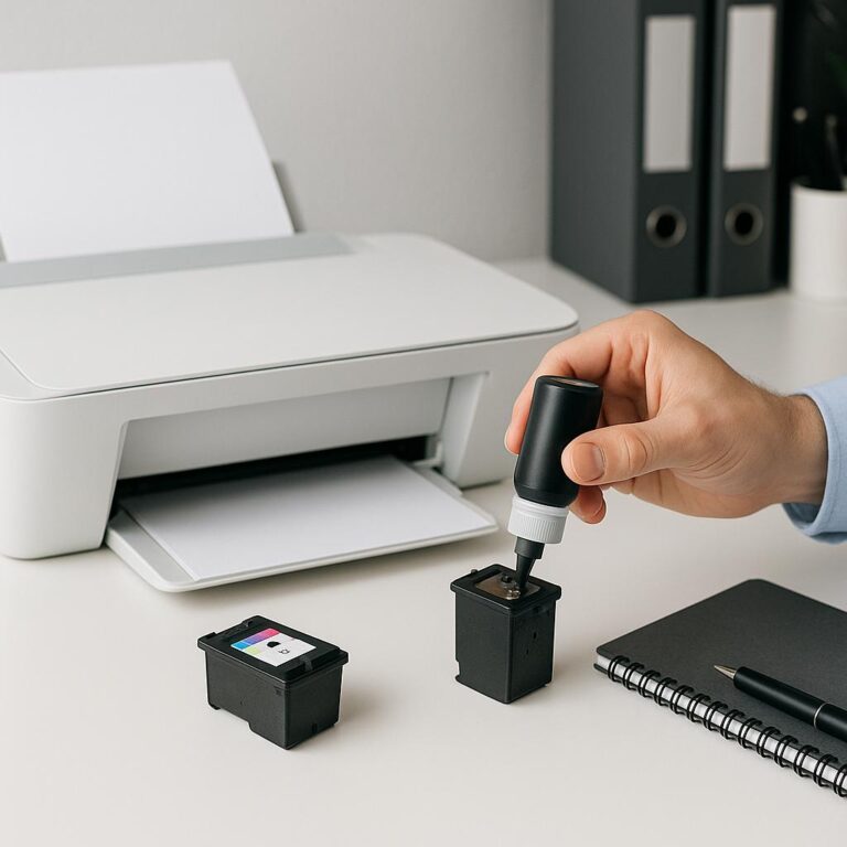 czy wkład hp deskjet można uzupełniać?