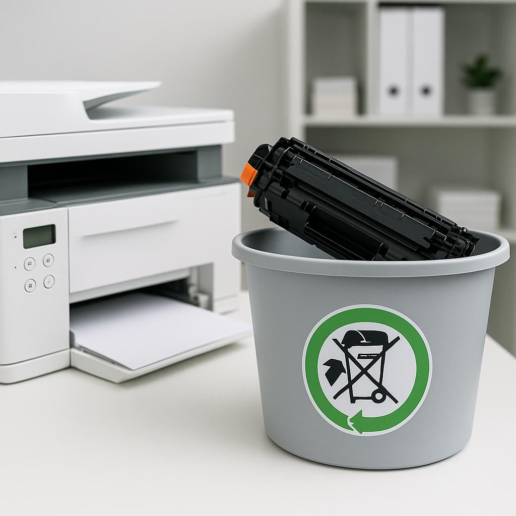 czy zużyty toner to elektrośmieci?