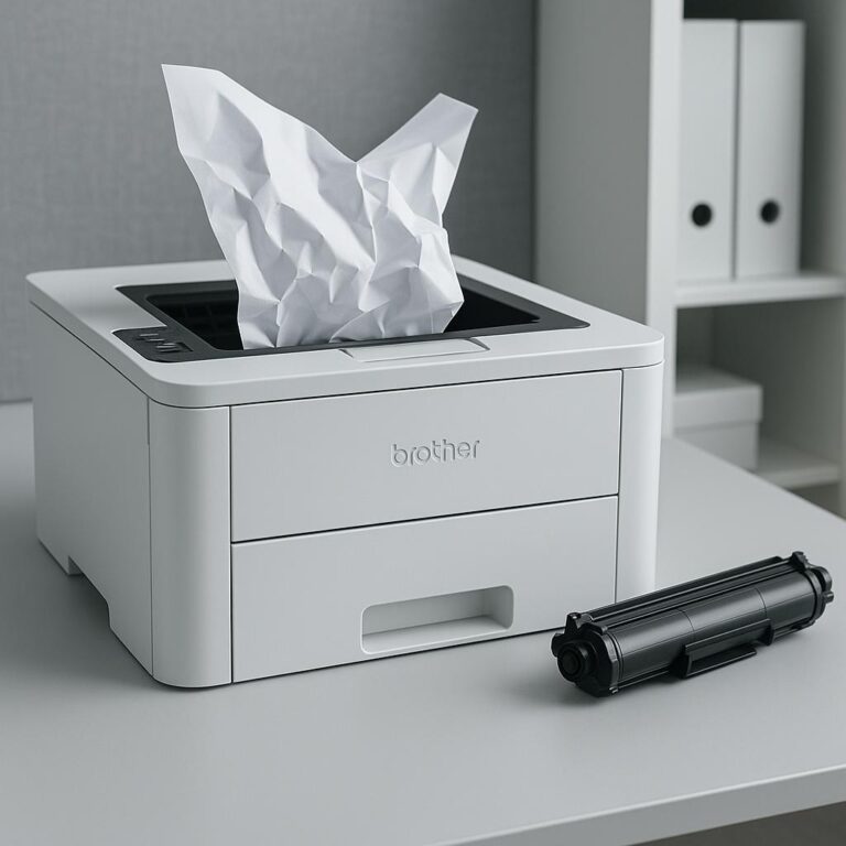 dlaczego drukarka brother zacina papier?