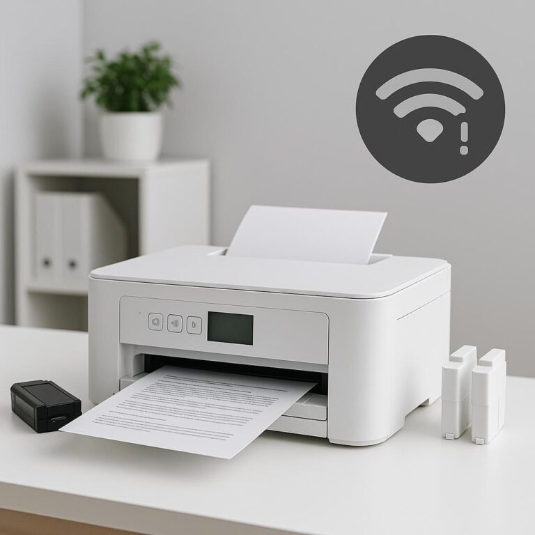 dlaczego drukarka epson nie chce się połączyć z wi-fi?