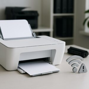 dlaczego drukarka nie widzi wi-fi?