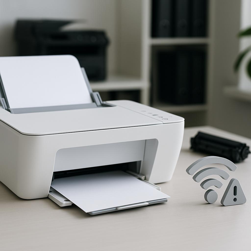 dlaczego drukarka nie widzi wi-fi?
