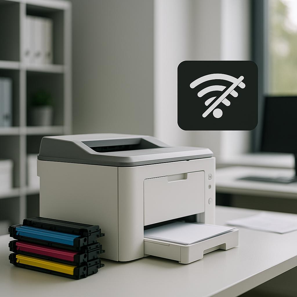 dlaczego drukarka sieciowa ciągle przechodzi w tryb offline?