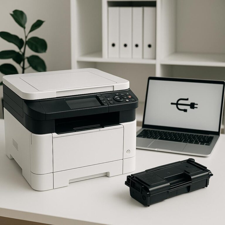 dlaczego moja drukarka kyocera nie łączy się z komputerem?