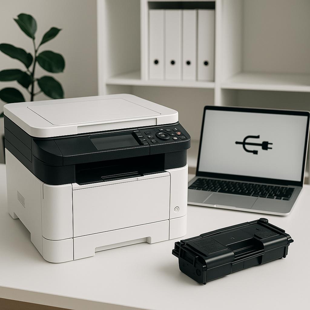 dlaczego moja drukarka kyocera nie łączy się z komputerem?