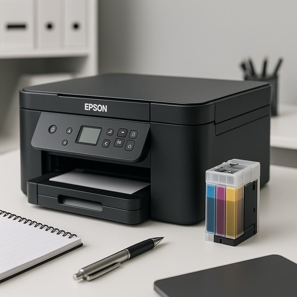 dlaczego moja nowa drukarka epson nie drukuje, gdy pojemnik z tuszem jest pełny?