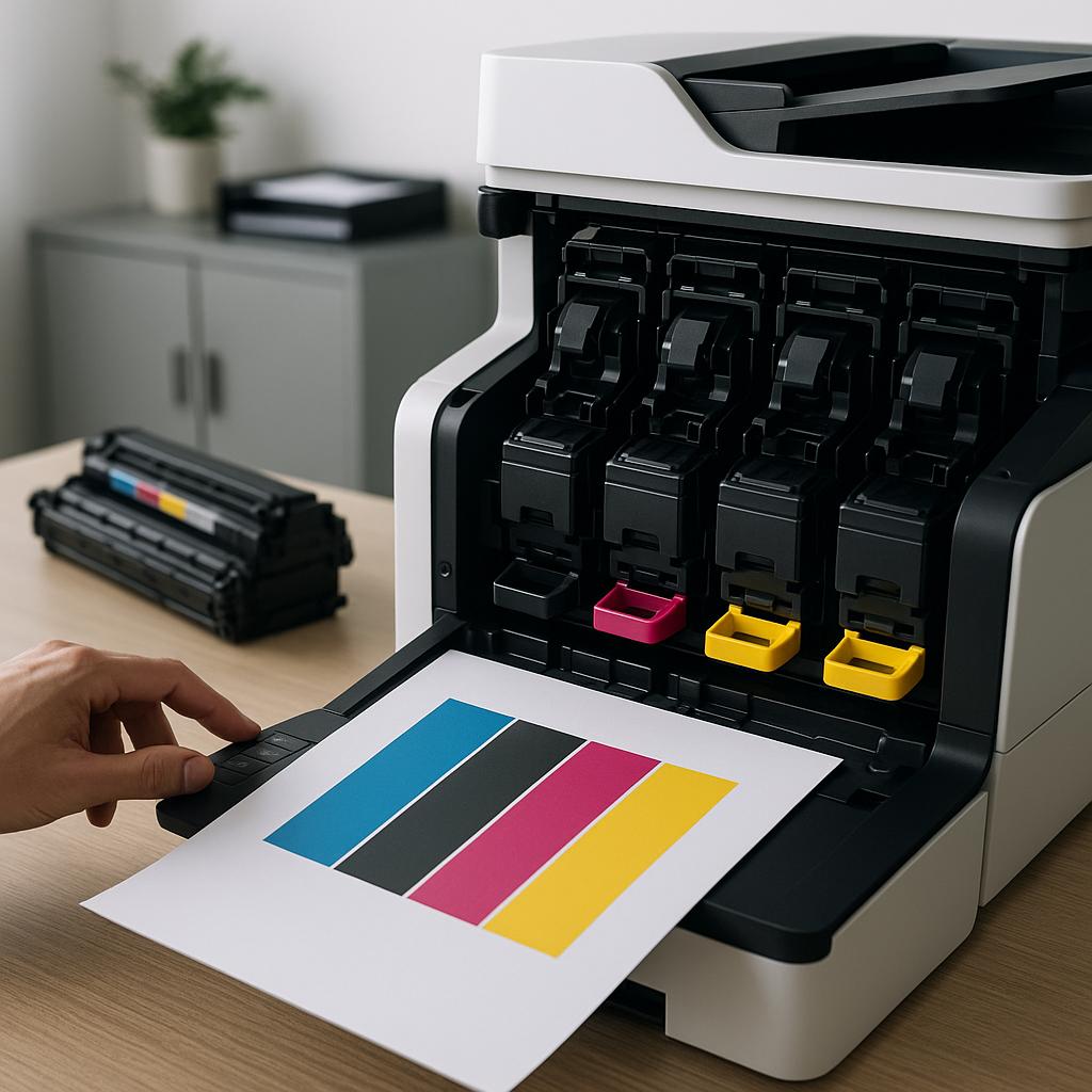 how to set cmyk in printer?