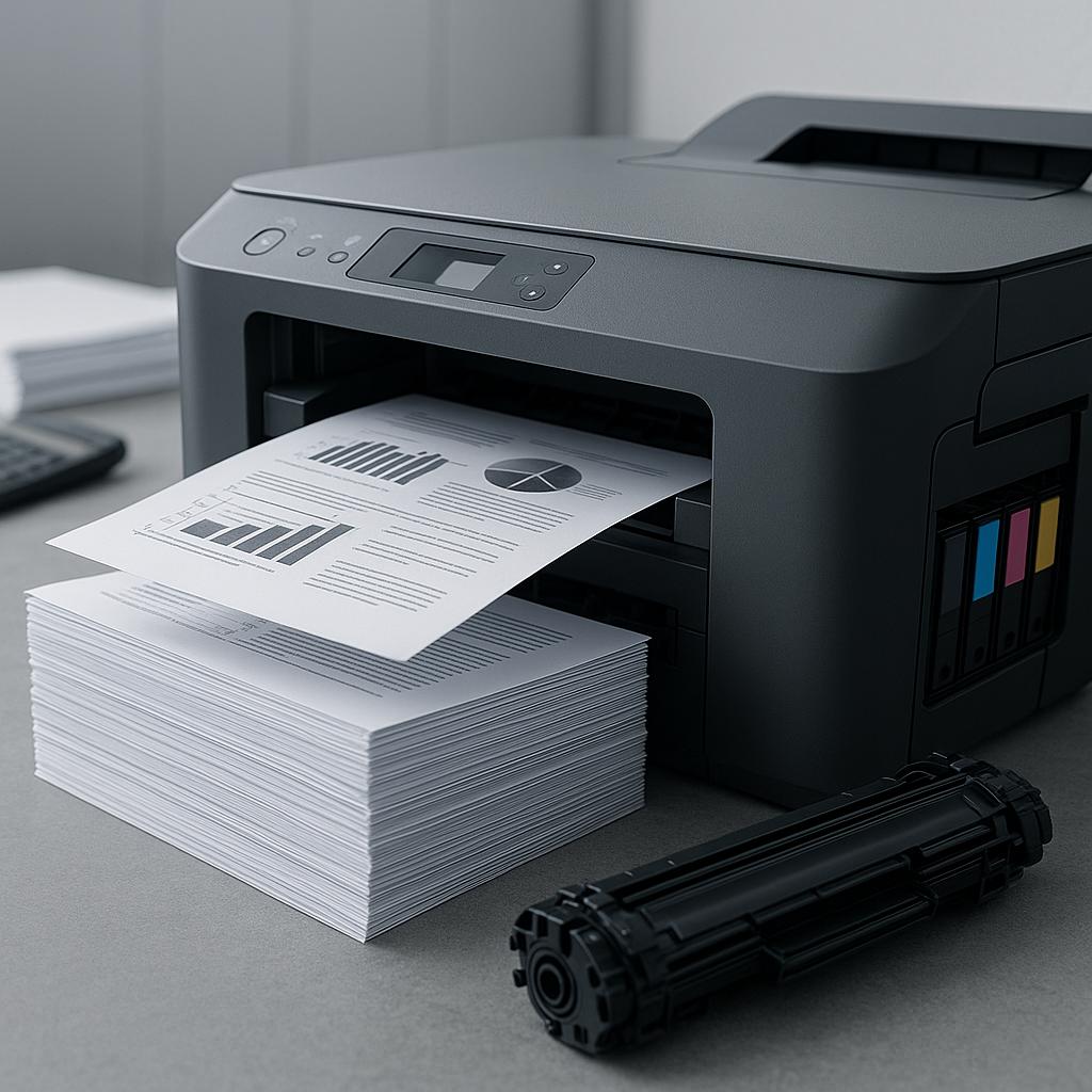 ile kartek wydrukuje na jednym tuszu?