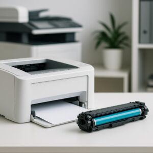 jak często trzeba wymieniać toner w drukarce laserowej?