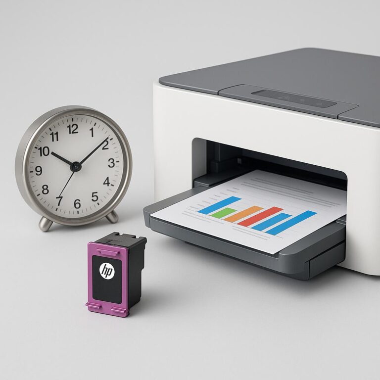 jak długo wystarcza jeden wkład atramentowy hp?