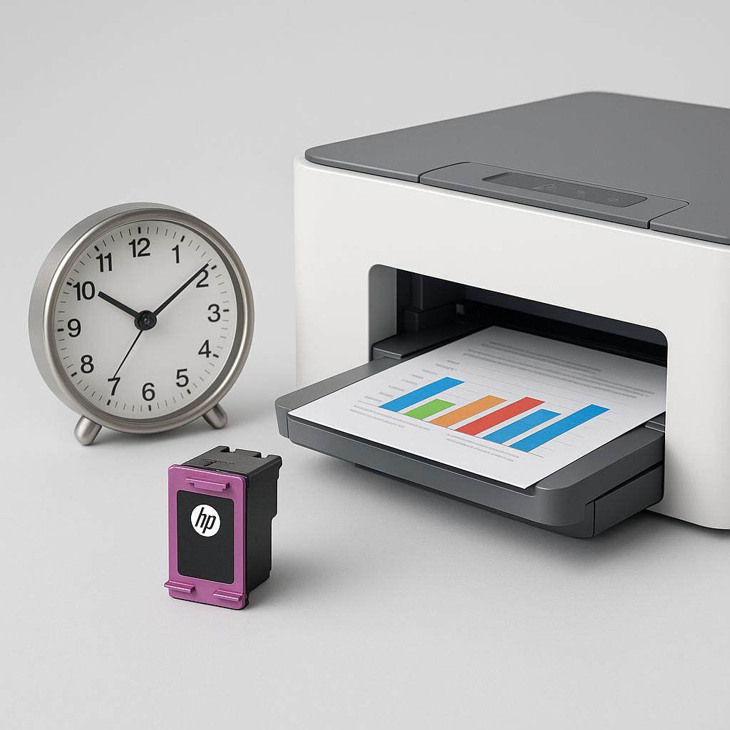 jak długo wystarcza jeden wkład atramentowy hp?