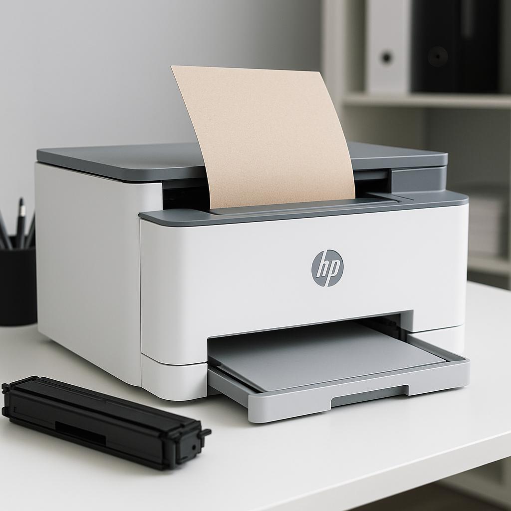 jak dostosować drukarkę hp do grubszego papieru?