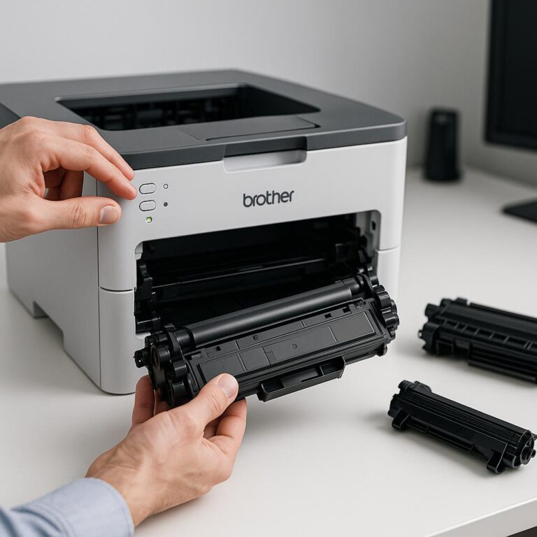 jak mogę sprawdzić, czy moja drukarka brother wymaga nowego tonera?