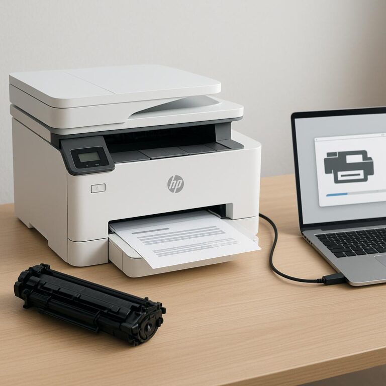 jak na nowo zainstalować drukarkę hp?