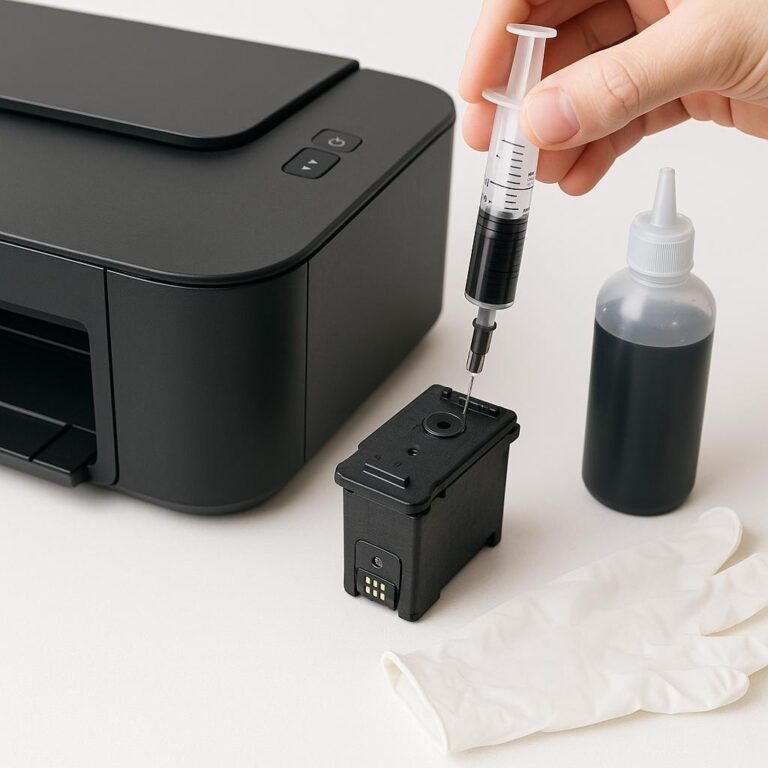 jak napełnić wkład atramentowy canon?